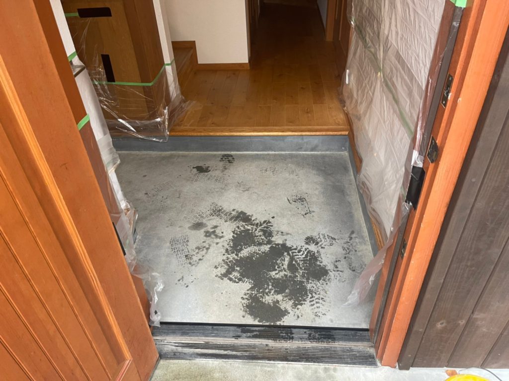 玄関タイルのお話