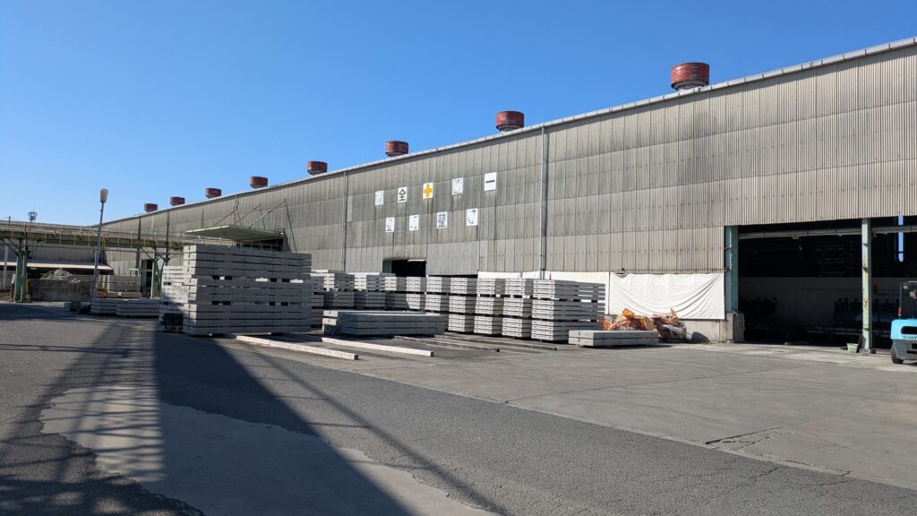 WPCコンクリートパネル　工場視察