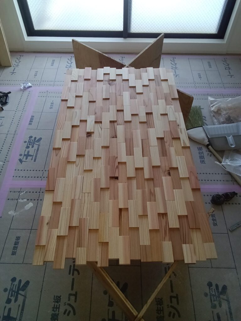 ウッドウォールデコを作成してみた件＠横須賀市